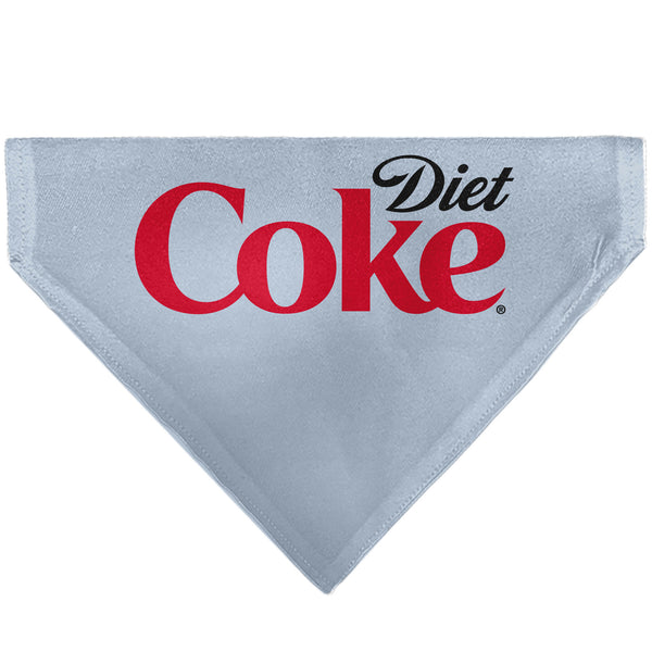 Buckle-Down Pet Bandana - DIET COKE Logo Gray/Black/Red