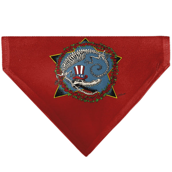 Buckle-Down Pet Bandana - Grateful Dead Dave's Picks Volume Ten Alligator Bonus Cover Art Red Buckle-Down Pet Bandana - Grateful Dead Dave's Picks Volume Ten Alligator Bonus Cover Art Red