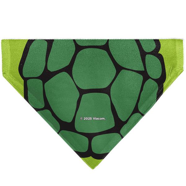 Buckle-Down Pet Bandana - Ninja Turtles Raphael Face And Turtle Shell Character Close-Up Green