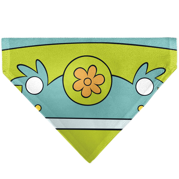 Buckle-Down Pet Bandana - Scooby Doo THE MYSTERY MACHINE Logo Blues/Yellow/Orange
