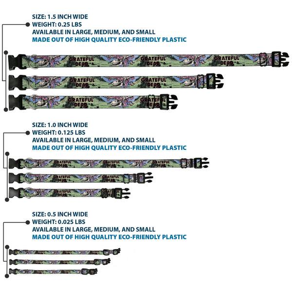 Buckle-Down Plastic Clip Collar - Grateful Dead Dave's Picks Volume Nine Montana Cover Art