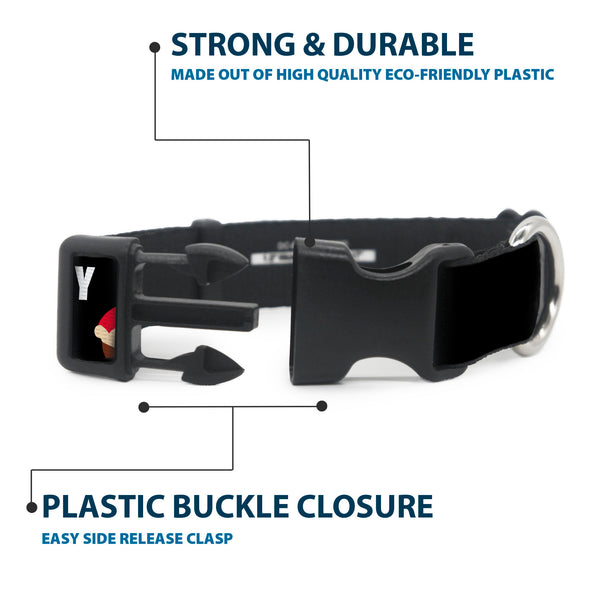 Buckle-Down Plastic Clip Collar - South Park Cartman Pants KISS MY ASS Pose Black/White