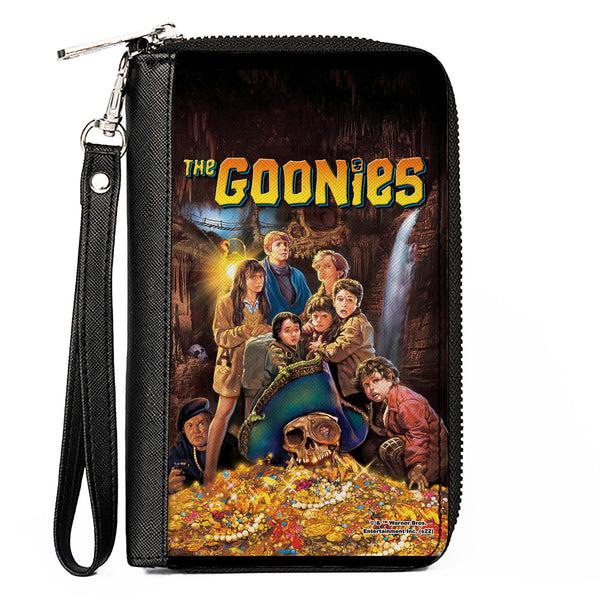 Buckle-Down PU Zip Around Wallet Rectangle - THE GOONIES Treasure Movie Poster Group Pose