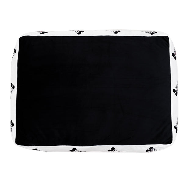 Buckle-Down Rectangle Pet Bed - Mickey Mouse Walking Pose White