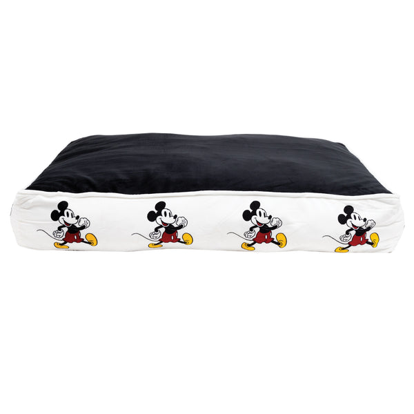 Buckle-Down Rectangle Pet Bed - Mickey Mouse Walking Pose White