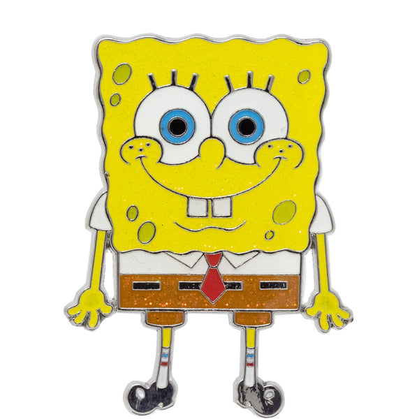 Buckle-Down SpongeBob SquarePants Blind Box Glitter Enamel Pin Series - Mystery Character SpongeBob Sandy Patrick Gary Squidward Mermaidman Barnacle Boy Or Mrs Puff