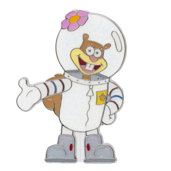 Buckle-Down SpongeBob SquarePants Blind Box Glitter Enamel Pin Series - Mystery Character SpongeBob Sandy Patrick Gary Squidward Mermaidman Barnacle Boy Or Mrs Puff
