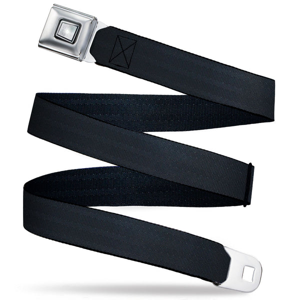 Buckle-Down Starburst Seatbelt Belt - Black Panel Webbing Buckle-Down Starburst Seatbelt Belt - Black Panel Webbing