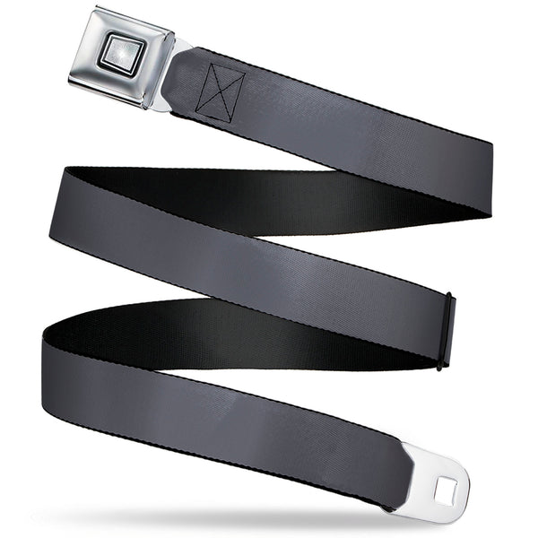 Buckle-Down Starburst Seatbelt Belt - Charcoal Webbing