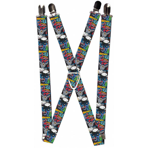 Buckle-Down Suspenders - 1.0" - Batman & Joker Comic Strip