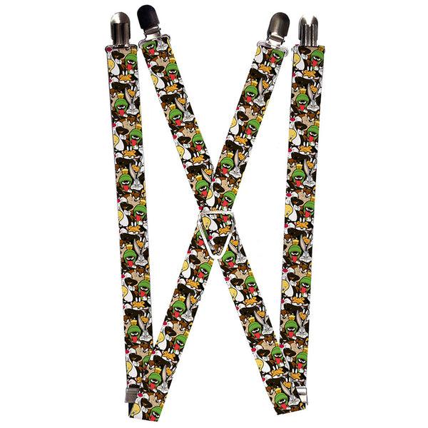 Buckle-Down Suspenders - 1.0" - Looney Tunes 6-Character Stacked Collage3 Buckle-Down Suspenders - 1.0" - Looney Tunes 6-Character Stacked Collage3