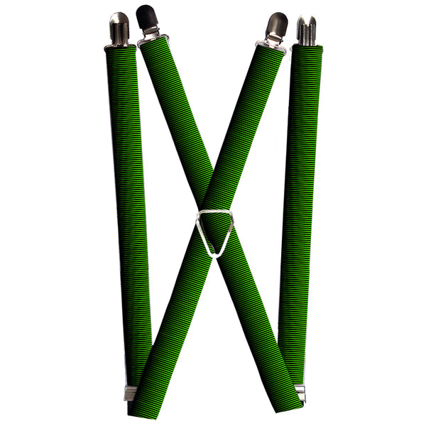 Buckle-Down Suspenders - 1.0" - Vertical Stripes Transition Black/Yellow