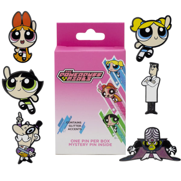 Buckle-Down The Powerpuff Girls Mystery Enamel Pin Blind Box Series Blossom Bubbles Buttercup Professor Utonium Mojo Jojo Or Mayor Of Townsville