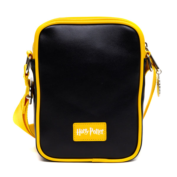 Buckle-Down The Wizarding World Of Harry Potter Bag Cross Body Harry Potter Hogwarts School Hufflepuff Uniform Embroidered Vegan Leather