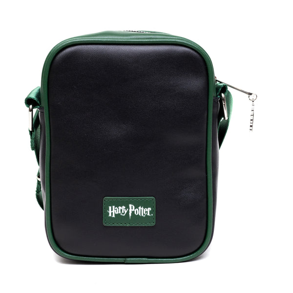 Buckle-Down The Wizarding World Of Harry Potter Bag Cross Body Harry Potter Hogwarts School Slytherin Uniform Embroidered Vegan Leather