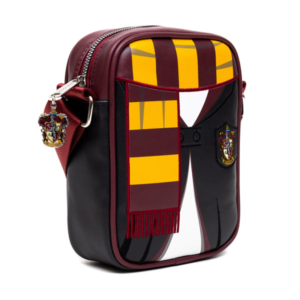 Buckle-Down The Wizarding World Of Harry Potter Bag Cross Body Harry Potter Hogwarts School Gryffindor Uniform Embroidered Vegan Leather