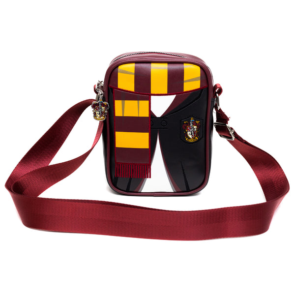 Buckle-Down The Wizarding World Of Harry Potter Bag Cross Body Harry Potter Hogwarts School Gryffindor Uniform Embroidered Vegan Leather