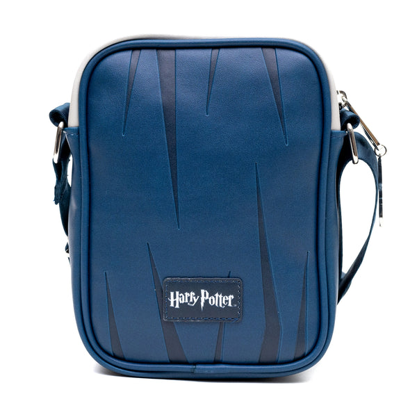 Buckle-Down The Wizarding World Of Harry Potter Vegan Leather Crossbody Bag With Adjustable Straps Hogwarts Ravenclaw Quidditch Uniform Blue