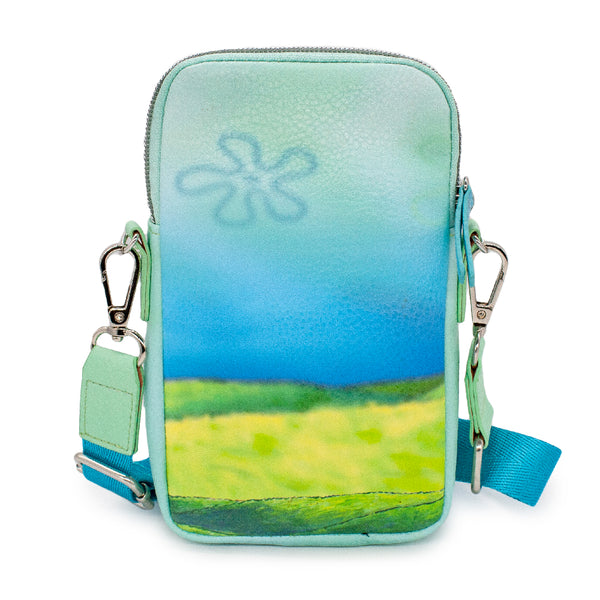Buckle-Down Wallet Phone Bag Holder - SpongeBob SquarePants And Patrick Star BEST BUDDIES 4-LIFE Pose Seafoam Green