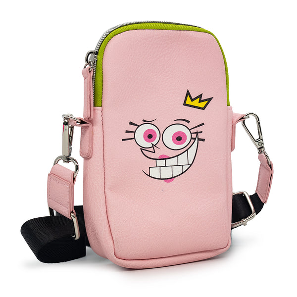Buckle-Down Wallet Phone Bag Holder - The Fairly OddParents Cosmo And Wanda Close-Up Expressions