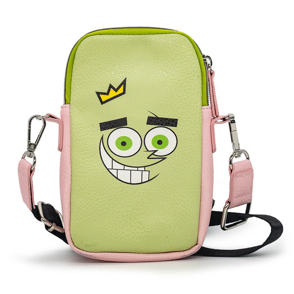 Buckle-Down Wallet Phone Bag Holder - The Fairly OddParents Cosmo And Wanda Close-Up Expressions