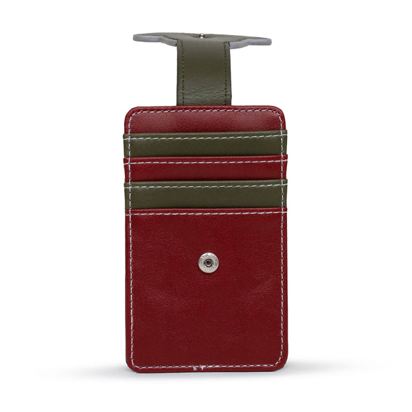 Buckle-Down Warner Bros. Horror Movie Wallet Character Wallet ID Card Holder A Nightmare On Elm Street Freddy Hat Red Green Vegan Leather
