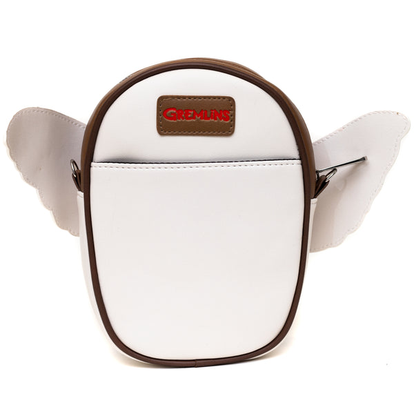 Buckle-Down Warner Bros. Horror Movies Bag Cross Body Gremlins Gizmo Smiling Face Applique Vegan Leather