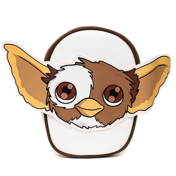 Buckle-Down Warner Bros. Horror Movies Bag Cross Body Gremlins Gizmo Smiling Face Applique Vegan Leather