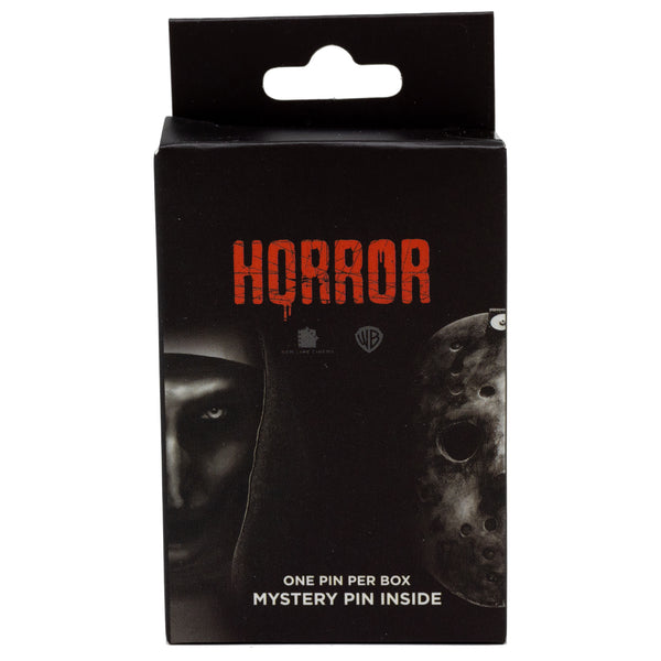 Buckle-Down Warner Bros. Horror Movies Mystery Enamel Pin Blind Box Series Gizmo Sandworm IT's Balloon Jason's Hockey Mask A Nightmare On Elm Street Sign Or The Nun