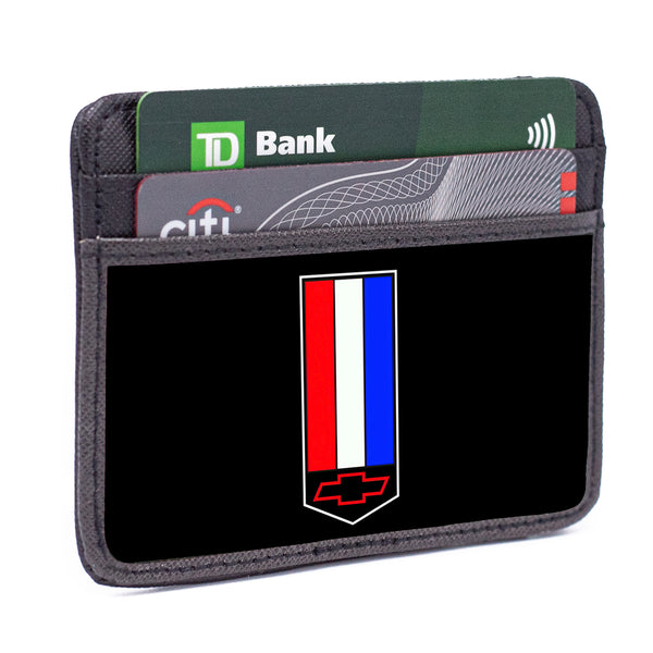 Buckle-Down Weekend Wallet - Camaro Badge Logo Black Red White Blue
