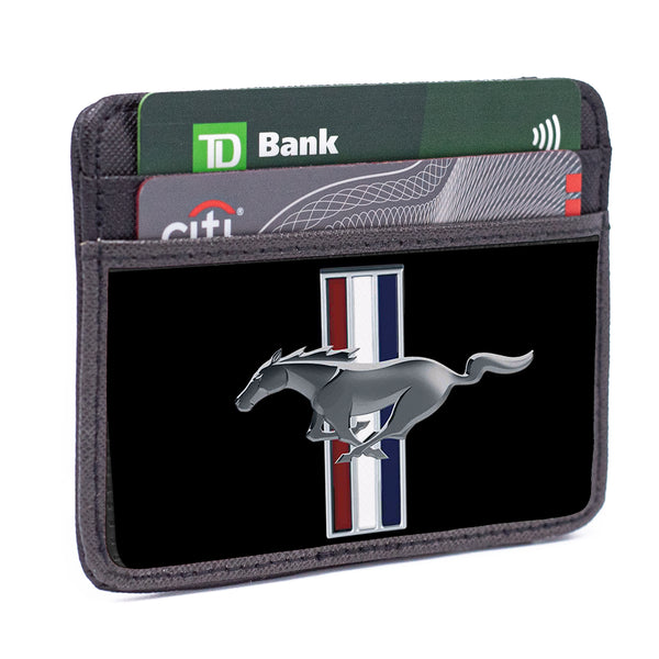 Buckle-Down Weekend Wallet - Ford Mustang W Bars Logo CENTERED