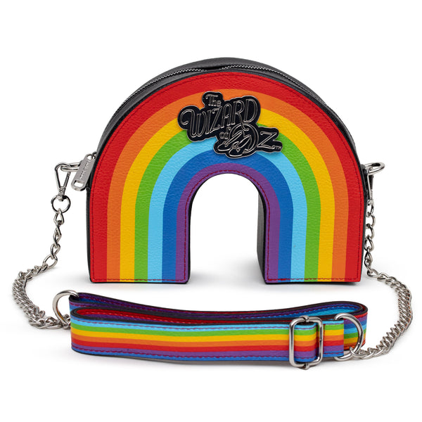 Buckle-Down Wizard Of Oz Bag Cross Body The Wizard Of Oz Rainbow Vegan Leather