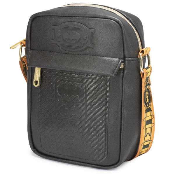 Buckle-Down Women's Crossbody Wallet - Batman Embossed Bat Signal