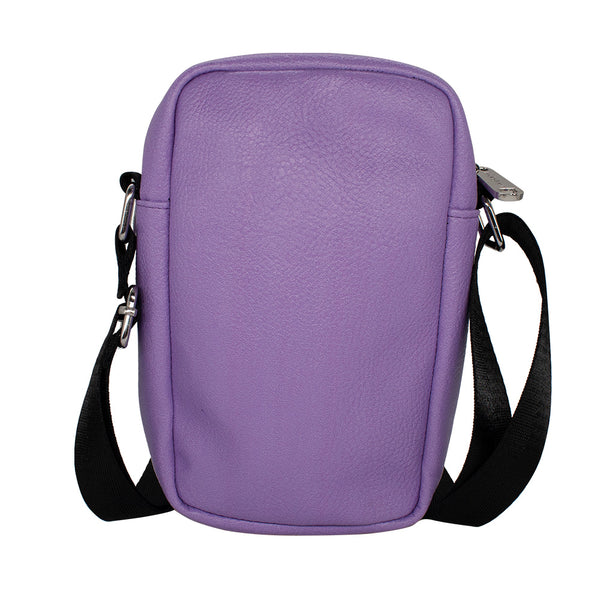Buckle-Down Women's Crossbody Wallet - Friends Monica's Peephole Frame Lavender Yellows