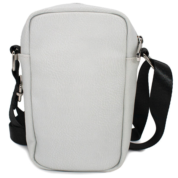 Buckle-Down Women's Crossbody Wallet - Looney Tunes Bugs Bunny Winking Face Gray