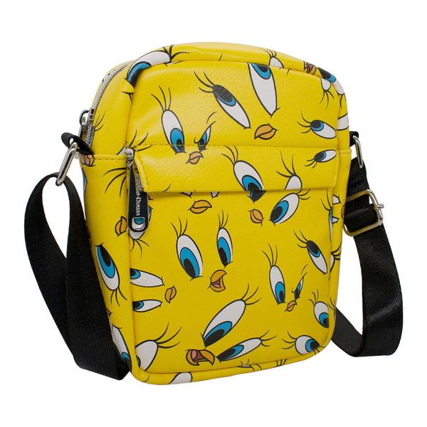 Buckle-Down Women's Crossbody Wallet - Looney Tunes Tweety Expressions Scattered