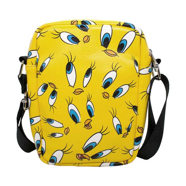 Buckle-Down Women's Crossbody Wallet - Looney Tunes Tweety Expressions Scattered