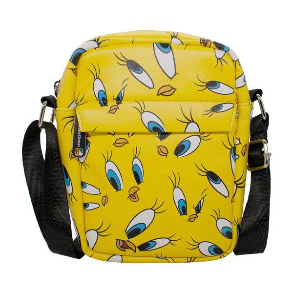 Buckle-Down Women's Crossbody Wallet - Looney Tunes Tweety Expressions Scattered