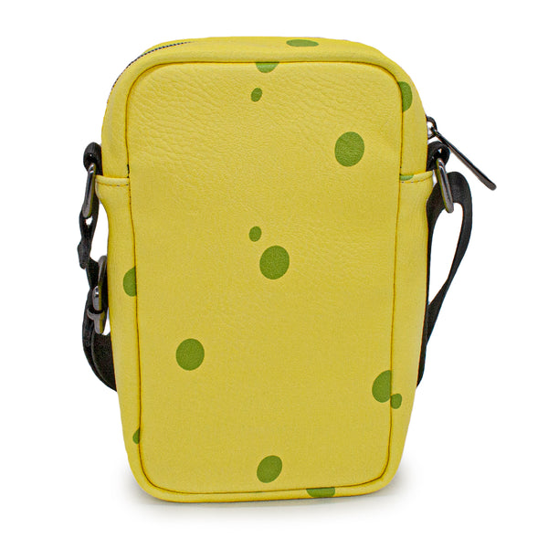 Buckle-Down Women's Crossbody Wallet - SpongeBob Smiling Face Yellow