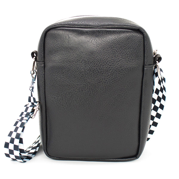 Buckle-Down Women's Crossbody Wallet - Tom And Jerry Logo Pose Black