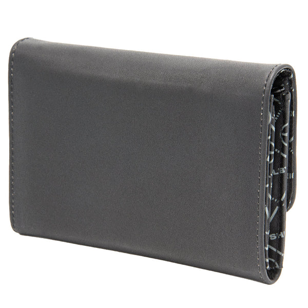 Buckle-Down Women's Fold Over Wallet Rectangle PU - SHELBY Cobra Logo Metal Emblem