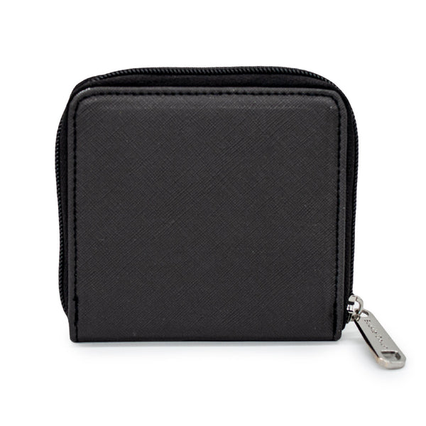 Buckle-Down Women's Zip Around Wallet Square - LOONEY TUNES 10-Character Bullseye Logo