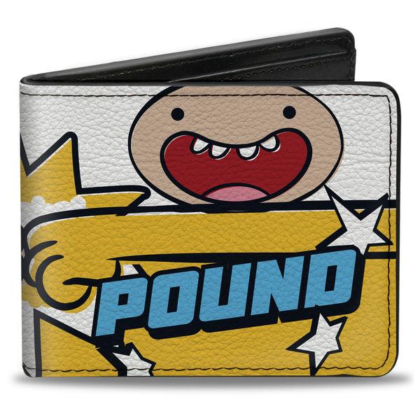 Buckle-Down Bi-Fold Wallet - Adventure Time Jake and Finn TRUST POUND Pose Multi Color