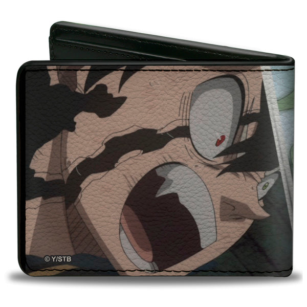 Buckle-Down Bi-Fold Wallet - BLACK CLOVER Asta Anti Magic Yuno Spirit Dive Face Off