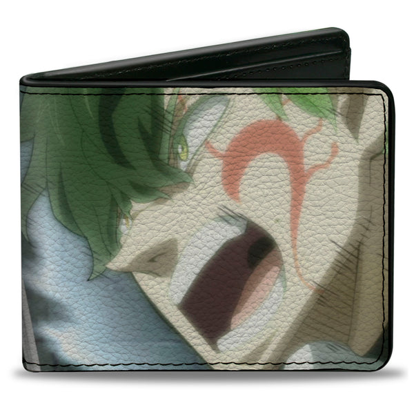Buckle-Down Bi-Fold Wallet - BLACK CLOVER Asta Anti Magic Yuno Spirit Dive Face Off