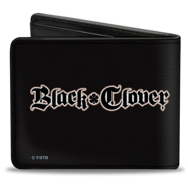 Buckle-Down Bi-Fold Wallet - BLACK CLOVER Asta Cold Plunge Pose And Title Logo