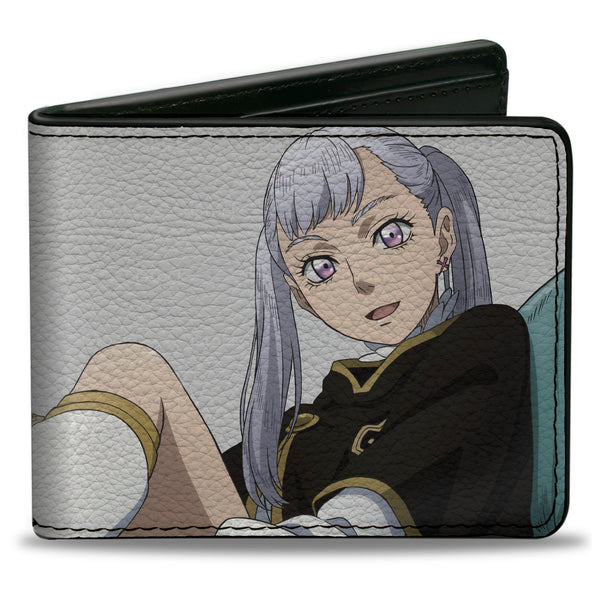 Buckle-Down Bi-Fold Wallet - Black Clover Asta Yami and Noelle Group Pose Gray