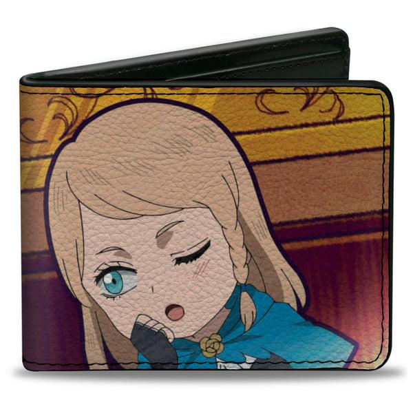 Buckle-Down Bi-Fold Wallet - Black Clover Chibi Yami and Charlotte Pose