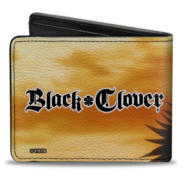 Buckle-Down Bi-Fold Wallet - BLACK CLOVER Dante Devil Power Pose And Title Logo