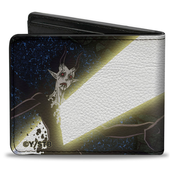 Buckle-Down Bi-Fold Wallet - Black Clover Lemiel And Zagred Swords Of Light Battle Scene